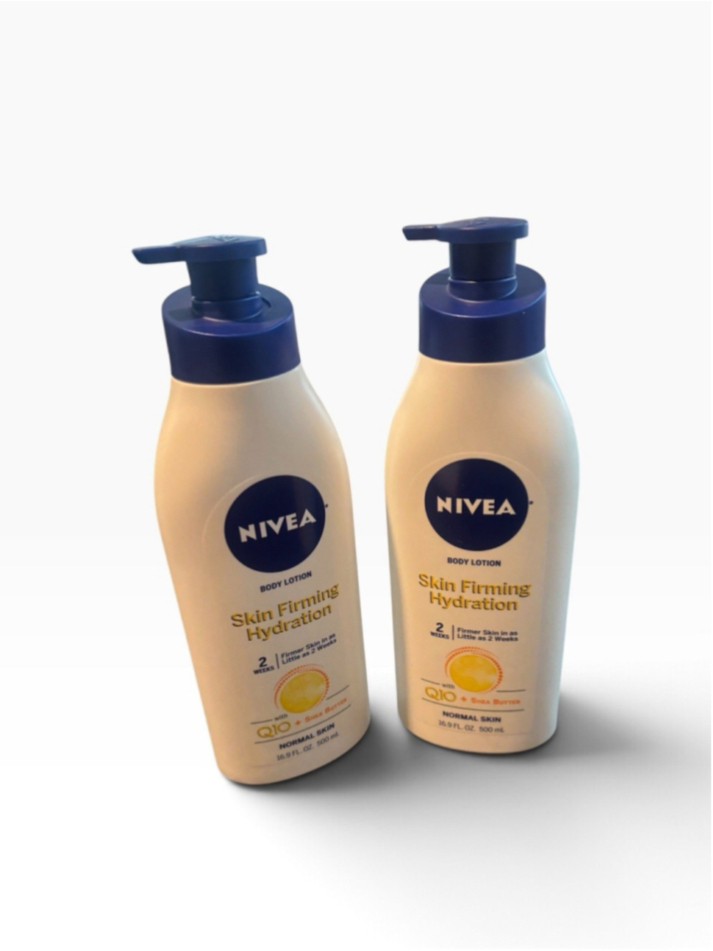 NIVEA Skin Firming Hydration Body Lotion for Firmer Skin 16.9 fl. oz Set Of 2